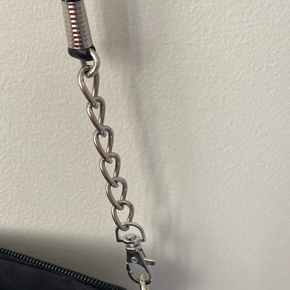 Kathy Van Zeeland Black Snakeskin Wristlet - Picture 4 of 5